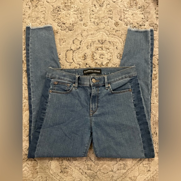 Express Colorblock Jeans - Sz 8